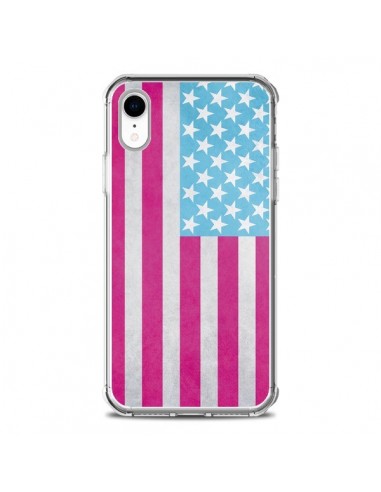 Coque iPhone XR Drapeau USA Vintage - Mary Nesrala