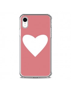 Coque iPhone XR Coeur Corail - Mary Nesrala