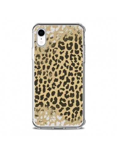 Coque iPhone XR Leopard Golden Or Doré - Mary Nesrala