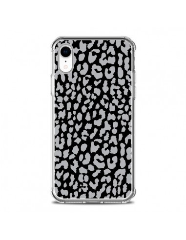 Coque iPhone XR Leopard Gris - Mary Nesrala