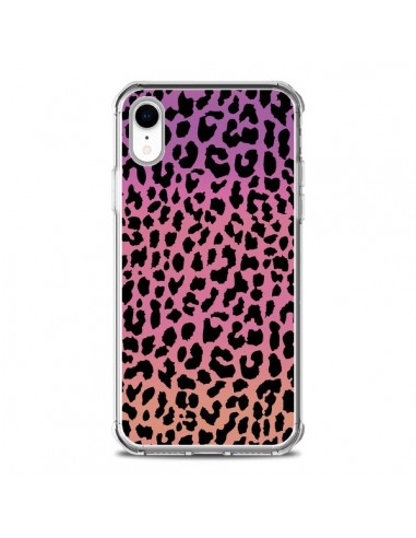 Coque iPhone XR Leopard Hot Rose Corail - Mary Nesrala
