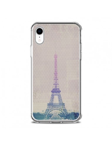 Coque iPhone XR I love Paris Tour Eiffel - Mary Nesrala