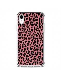 Coque iPhone XR Leopard Corail Neon - Mary Nesrala