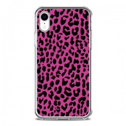 Coque iPhone XR Leopard Rose Pink Neon - Mary Nesrala
