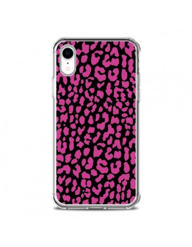 Coque iPhone XR Leopard Rose Pink - Mary Nesrala