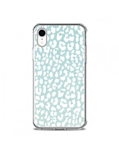 Coque iPhone XR Leopard Winter Mint - Mary Nesrala