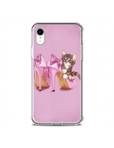 Coque iPhone XR Chaton Chat Kitten Chaussure Shoes -...