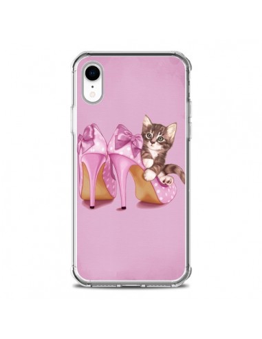 Coque iPhone XR Chaton Chat Kitten Chaussure Shoes - Maryline Cazenave