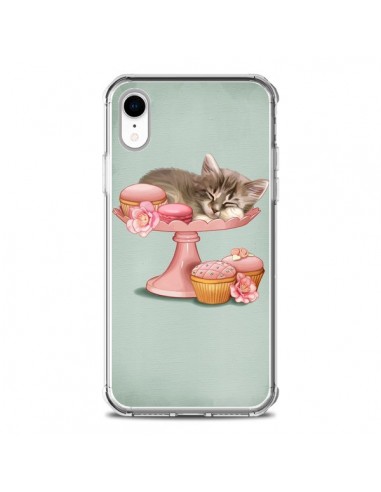 Coque iPhone XR Chaton Chat Kitten Cookies Cupcake - Maryline Cazenave