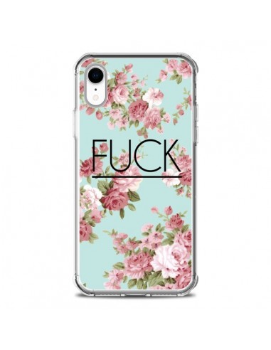 Coque iPhone XR Fuck Fleurs - Maryline Cazenave