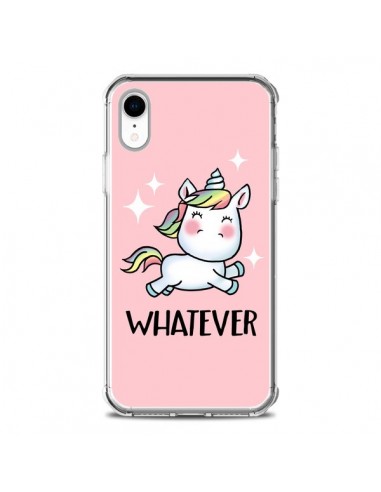 Coque iPhone XR Licorne Whatever - Maryline Cazenave