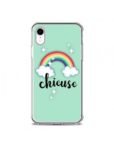 Coque iPhone XR Chieuse Arc en Ciel - Maryline Cazenave