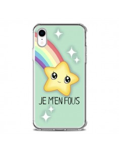 Coque iPhone XR Etoile Je m'en fous - Maryline Cazenave