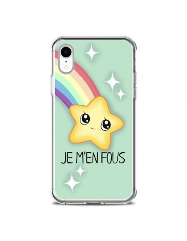 Coque iPhone XR Etoile Je m'en fous - Maryline Cazenave