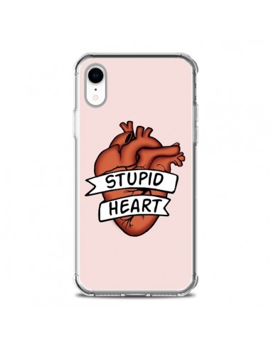 Coque iPhone XR Stupid Heart Coeur - Maryline Cazenave