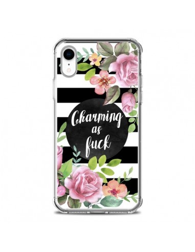 Coque iPhone XR Charming as Fuck Fleurs - Maryline Cazenave
