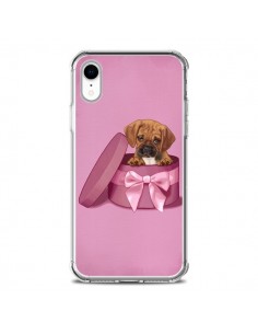 Coque iPhone XR Chien Dog Boite Noeud Triste - Maryline...