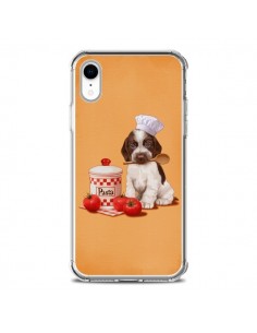 Coque iPhone XR Chien Dog Pates Pasta Cuisinier -...