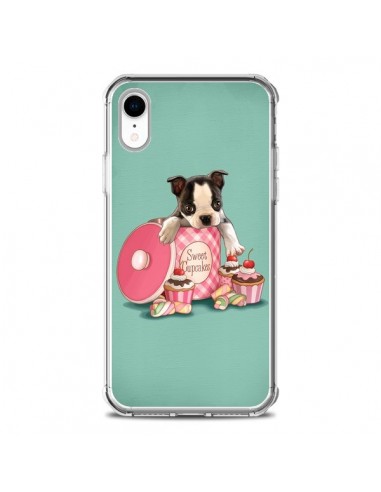 Coque iPhone XR Chien Dog Cupcakes Gateau Boite - Maryline Cazenave