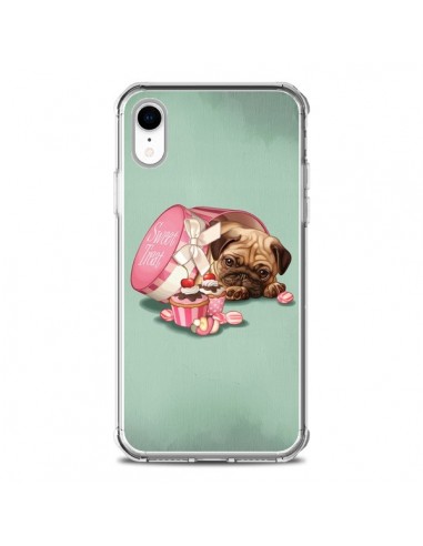 Coque iPhone XR Chien Dog Cupcakes Gateau Bonbon Boite - Maryline Cazenave