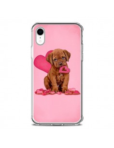 Coque iPhone XR Chien Dog Gateau Coeur Love - Maryline...