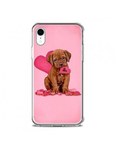 Coque iPhone XR Chien Dog Gateau Coeur Love - Maryline Cazenave