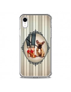 Coque iPhone XR Lady Jambes Chien Dog - Maryline Cazenave