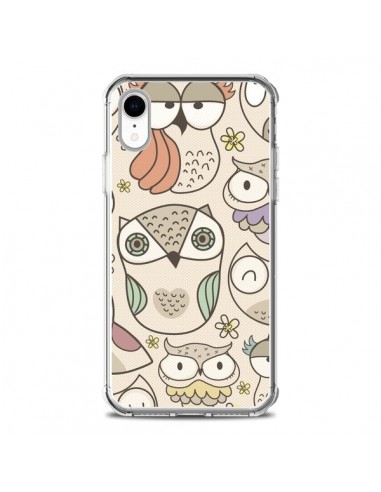 Coque iPhone XR Chouette Vintage - Maria Jose Da Luz