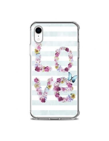 Coque iPhone XR Love Fleurs Flower - Monica Martinez
