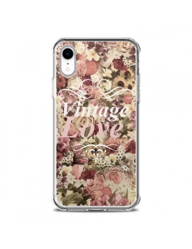 Coque iPhone XR Vintage Love Flower - Monica Martinez