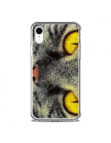 Coque iPhone XR Chat Gato Loco - Maximilian San