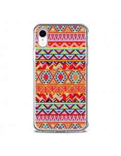 Coque iPhone XR India Style Pattern Bois Azteque -...