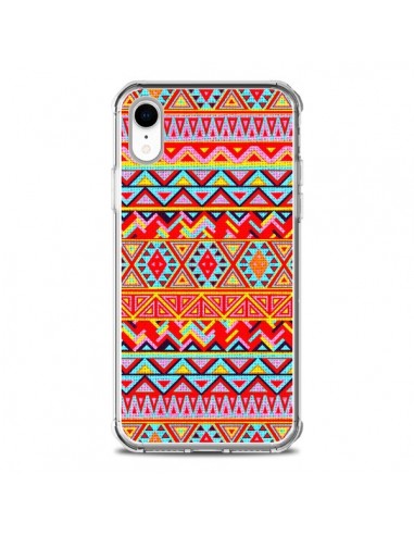 Coque iPhone XR India Style Pattern Bois Azteque - Maximilian San