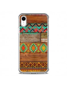 Coque iPhone XR Indian Wood Bois Azteque - Maximilian San
