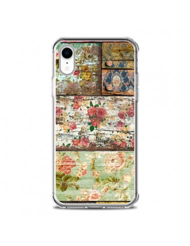 Coque iPhone XR Lady Rococo Bois Fleur - Maximilian San