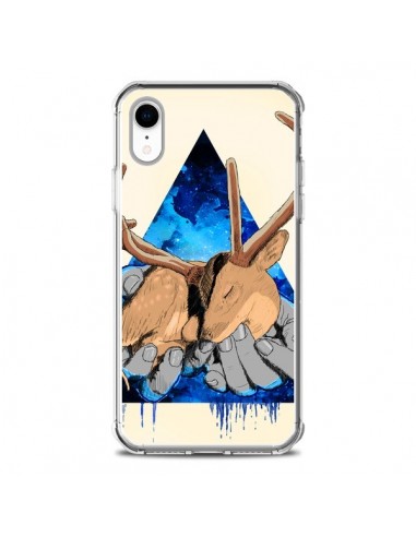 Coque iPhone XR Cerf Triangle Seconde Chance - Maximilian San