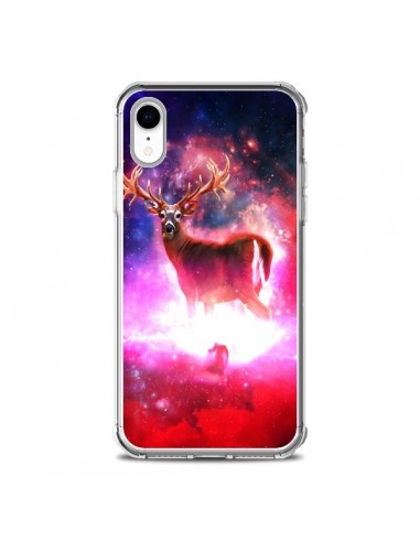 Coque iPhone XR Cosmic Deer Cerf Galaxy - Maximilian San