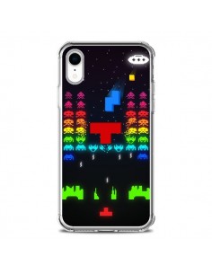 Coque iPhone XR Invatris Space Invaders Tetris Jeu -...