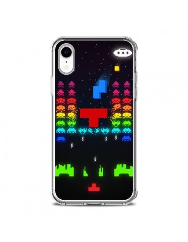 Coque iPhone XR Invatris Space Invaders Tetris Jeu - Maximilian San