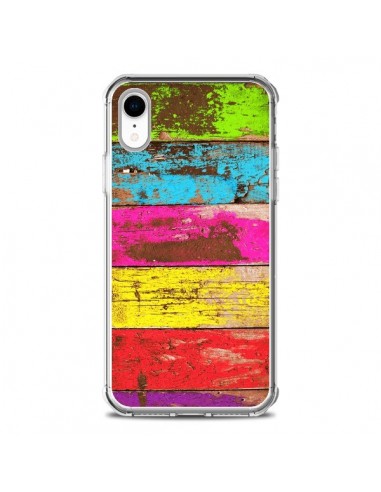 Coque iPhone XR Bois Coloré Vintage - Maximilian San