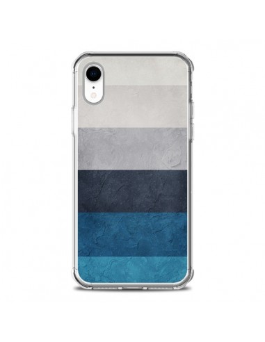 Coque iPhone XR Bandes Horizontales Greece Hues - Maximilian San