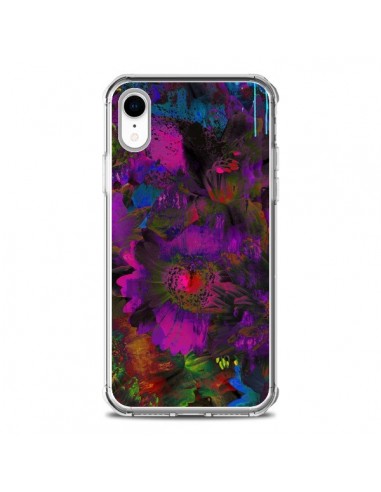 Coque iPhone XR Fleurs Lysergic Lujan - Maximilian San