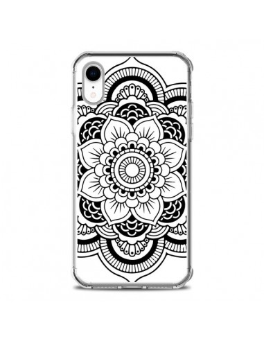 Coque iPhone XR Mandala Noir Azteque - Nico