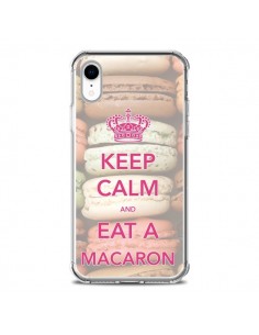 Coque iPhone XR Keep Calm and Eat A Macaron - Nico