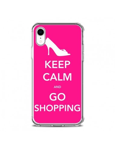 Coque iPhone XR Keep Calm and Go Shopping - Nico