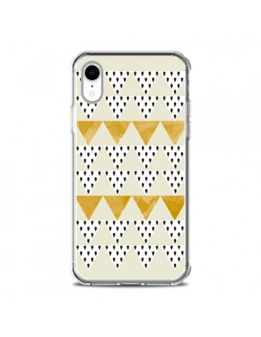 Coque iPhone XR Triangles Or Garland Gold - Pura Vida