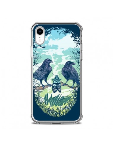 Coque iPhone XR Tête de Mort Nature - Rachel Caldwell