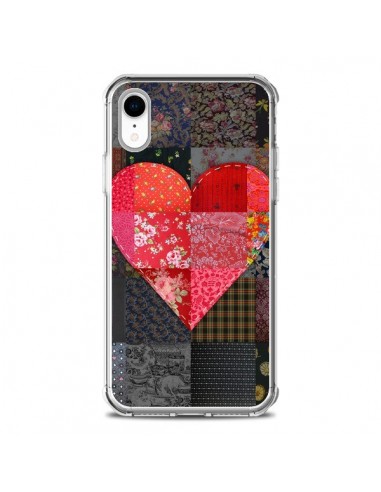 Coque iPhone XR Coeur Heart Patch - Rachel Caldwell