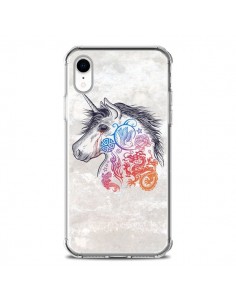 Coque iPhone XR Licorne Muticolore - Rachel Caldwell