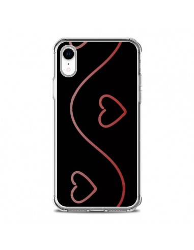 coque iphone xr coeur rouge